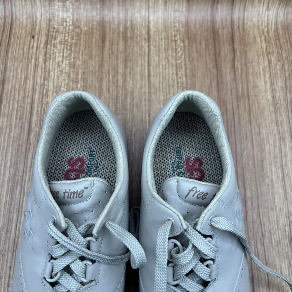 SAS Free Time‎ Comfort Shoes Bone Leather Womens Size 7 Wide